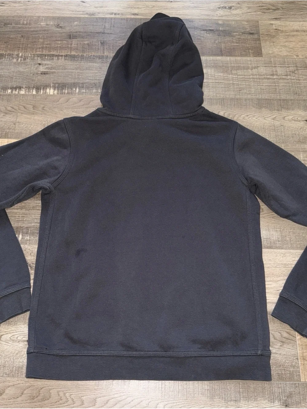 Nike Black Hoodie with Blue & White Volleyball Camps Print big kids XL